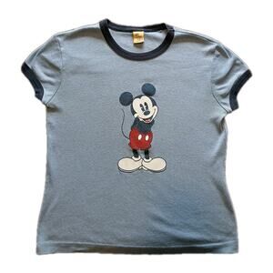 Disney Mickey Mouse Youth Small T-Shirt Navy Blue Classic Mickey Licensed Kids